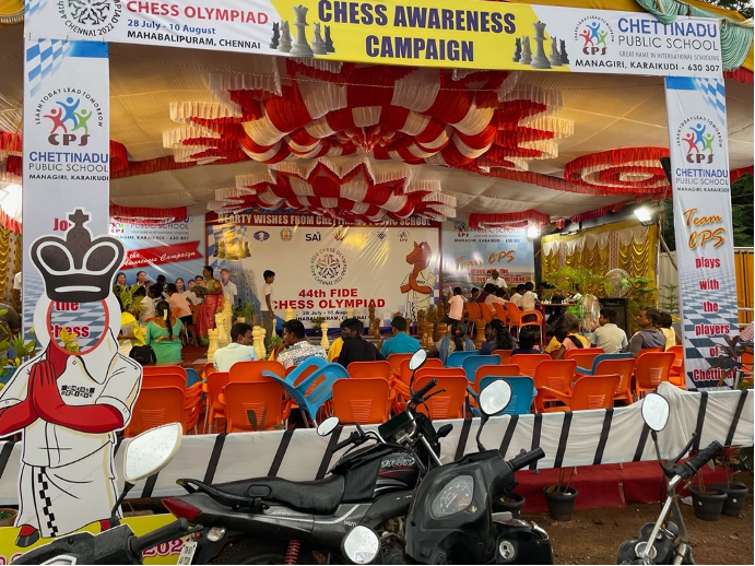 CHESS AWARENESS CAMPAIGN TENT